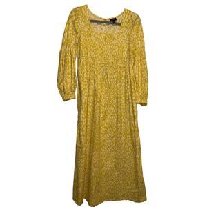 Who What Wear Womans Bishop Long Sleeve Dress XSmall Prairie/Cottage/Cabin/boho